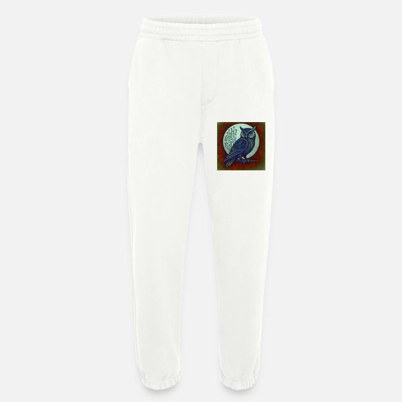 Dkital Eule - Heavyweight Jogginghose - made by SPREAD  - OFF WHITE