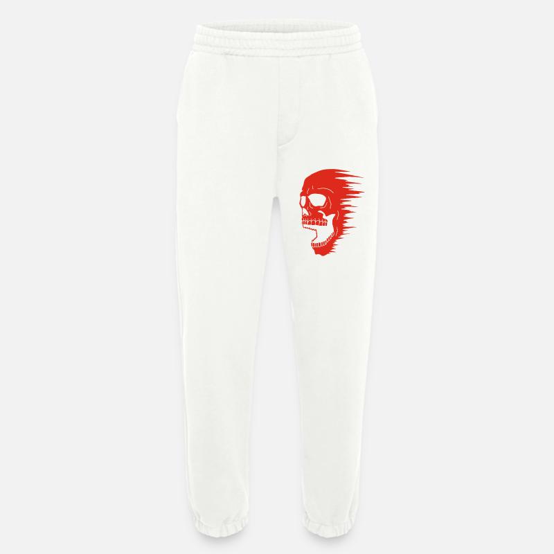 Red Skull und Speed - Heavyweight Jogginghose - made by SPREAD  - OFF WHITE