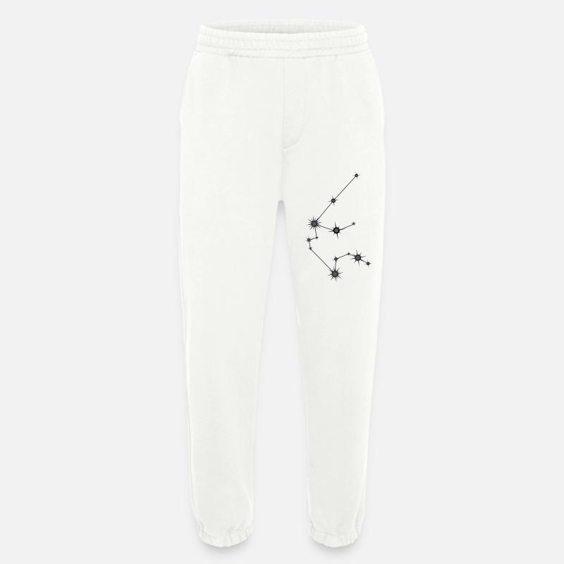Wassermann Sternbild Sternzeichen Schwarz Grau - Heavyweight Jogginghose - made by SPREAD  - OFF WHITE