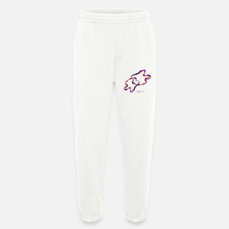 Disco Blob – Neon Abstract Liquid Art - Heavyweight Jogginghose - made by SPREAD - OFF WHITE