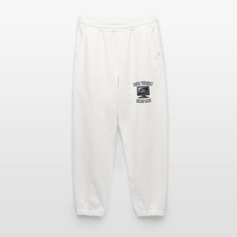 Retro Computer Progress Design Heavyweight Jogging Pants - made by SPREAD 