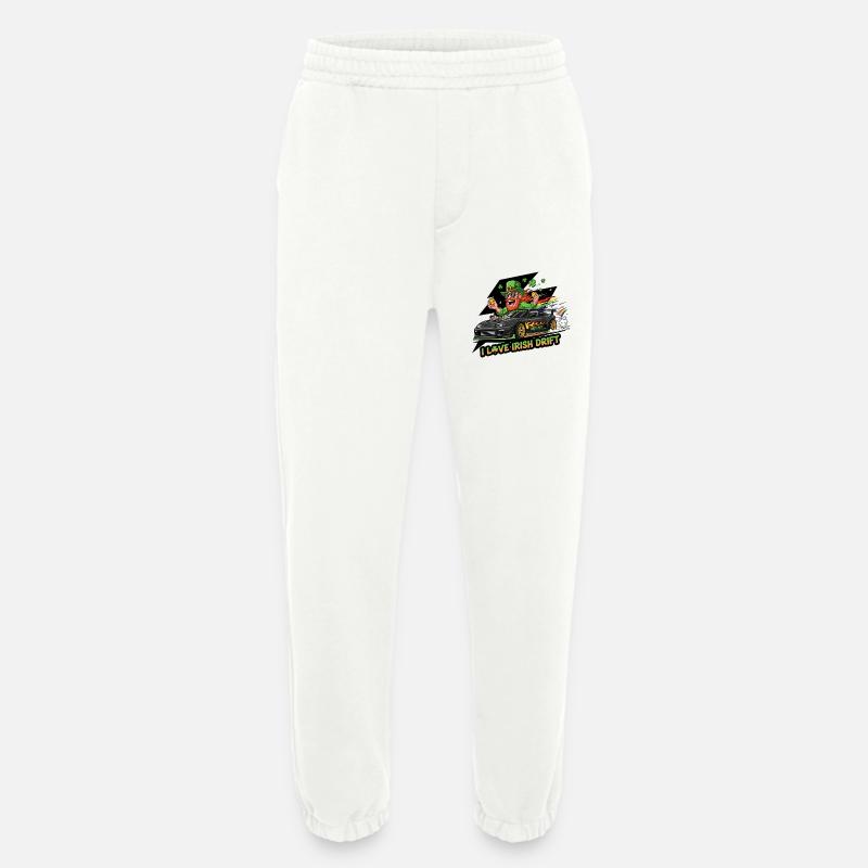 Irisches Drift Celebration T-Shirt - Heavyweight Jogginghose - made by SPREAD  - OFF WHITE