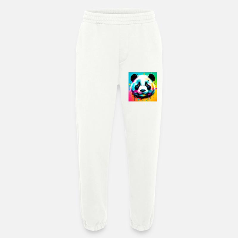 Panda - Heavyweight Jogginghose - made by SPREAD  - OFF WHITE