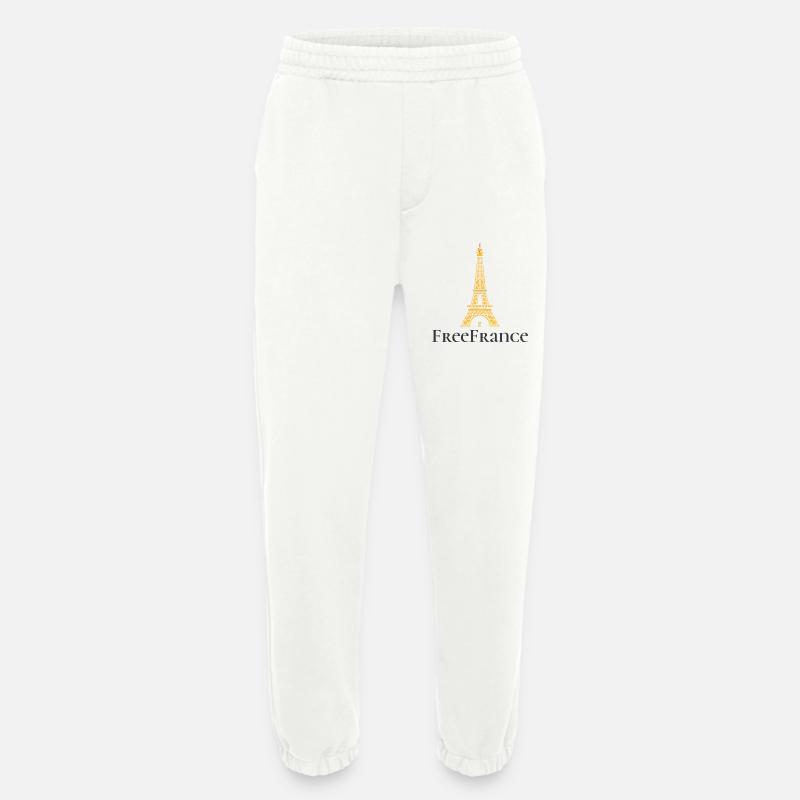 Goldener Eiffelturm Elegance Design - Heavyweight Jogginghose - made by SPREAD  - OFF WHITE
