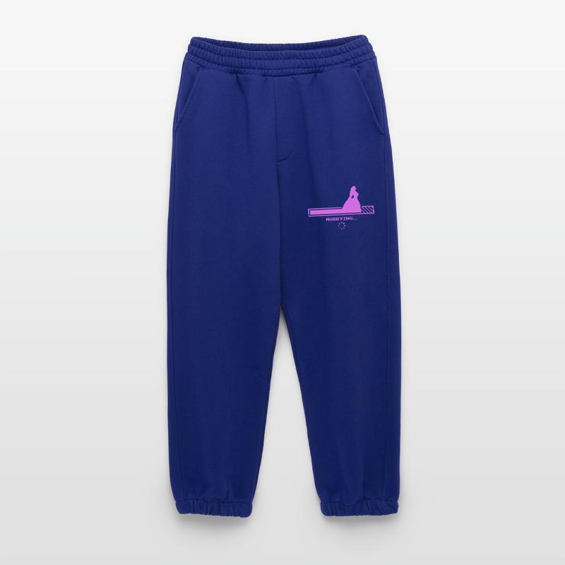 Conception du compte à rebours de mariage Pantalon de jogging bio épais fabriqué en UE