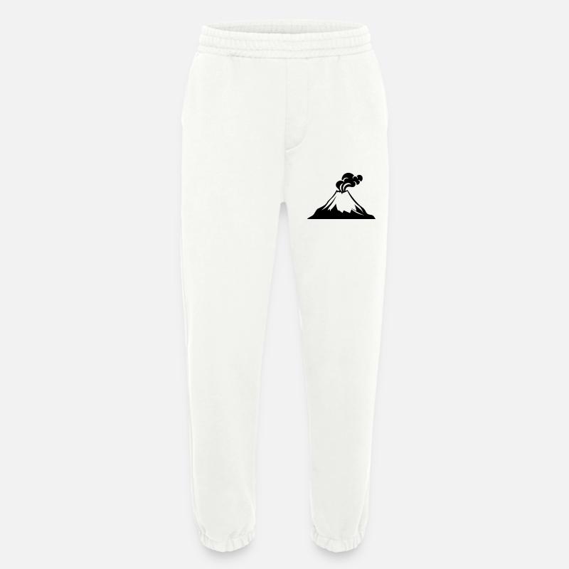 volcano - Heavyweight Jogging Pants - made by SPREAD  - OFF WHITE