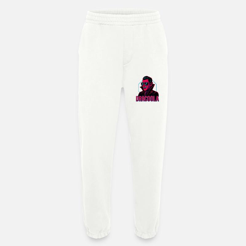 Dracula Dracoola Neon Retro Illustration - Heavyweight Jogginghose - made by SPREAD  - OFF WHITE