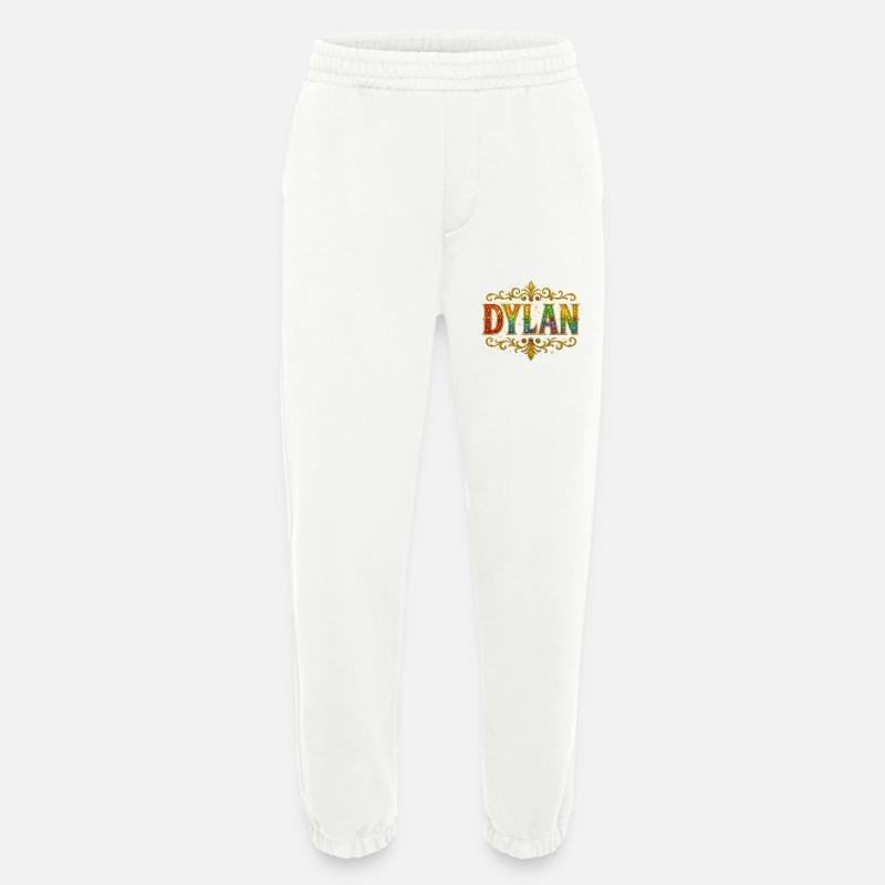 DYLAN Glitter Gold Sequins - Heavyweight Jogging Pants - made by SPREAD  - OFF WHITE