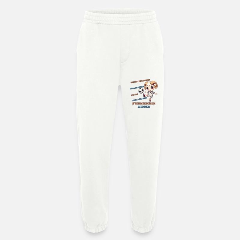 Fußball Sternzeichen Widder Eigenschaften Aries - Heavyweight Jogginghose - made by SPREAD  - OFF WHITE