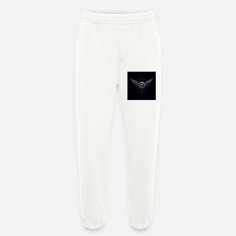 Futuristisches Winged Emblem – Techno Vision - Heavyweight Jogginghose - made by SPREAD  - OFF WHITE