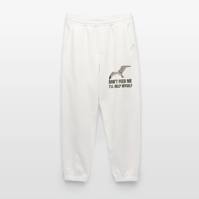 Möwe mit mutigem Statement Heavyweight Jogginghose - made by SPREAD 