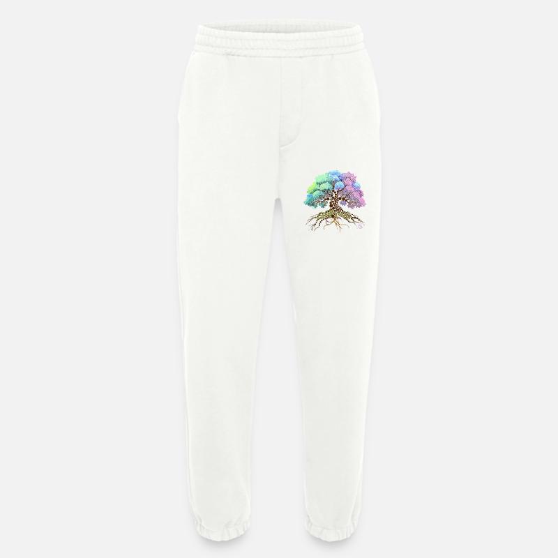 Tree - Heavyweight Jogging Pants - made by SPREAD  - OFF WHITE