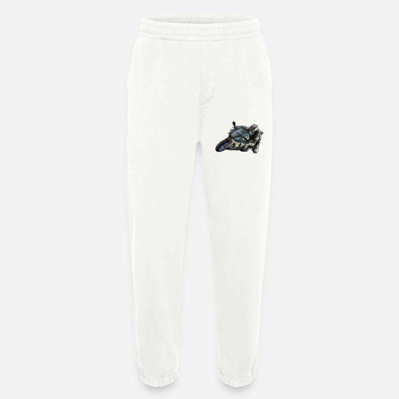 Adrenalin Motorrad Racing Design - Heavyweight Jogginghose - made by SPREAD  - OFF WHITE