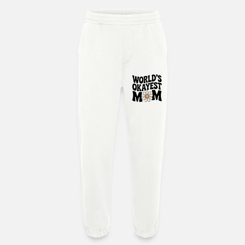 Die okayste Mutter der Welt - Heavyweight Jogginghose - made by SPREAD  - OFF WHITE