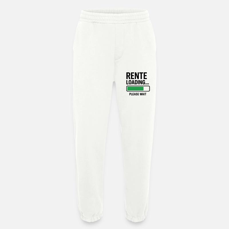 Rente Loading please wait - Heavyweight Jogginghose - made by SPREAD  - OFF WHITE