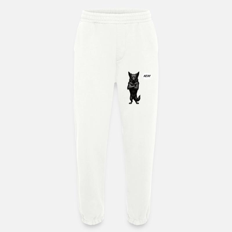 Nein Schwarzer Schäferhund Schäferhundbesitzer - Heavyweight Jogginghose - made by SPREAD - OFF WHITE