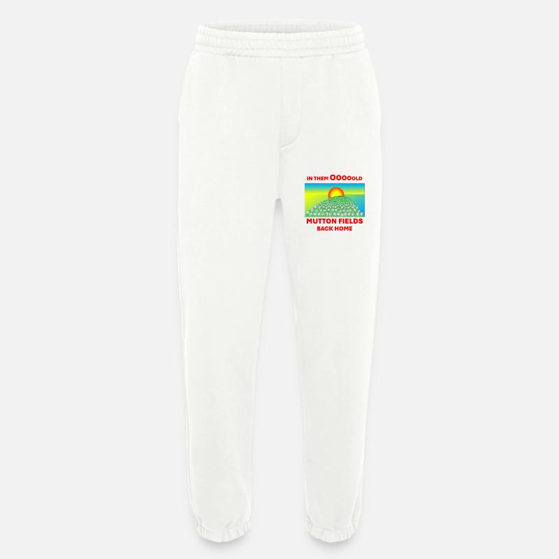Mutton Fields - Heavyweight Jogging Pants - made by SPREAD  - OFF WHITE