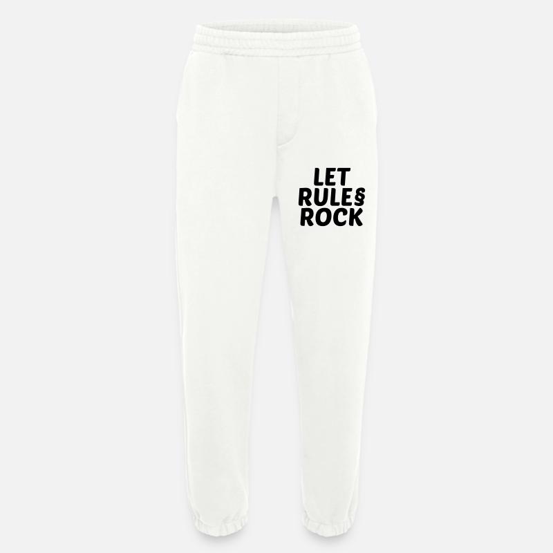 Rules Rock - Heavyweight Jogginghose - made by SPREAD  - OFF WHITE