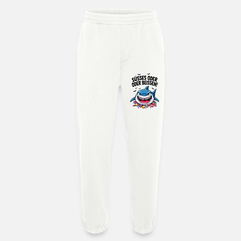 Halloween Süßes oder Saures Hai Süßgkeiten - Heavyweight Jogginghose - made by SPREAD  - OFF WHITE