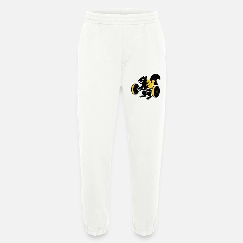 Power-Hörnchen - Heavyweight Jogginghose - made by SPREAD  - OFF WHITE