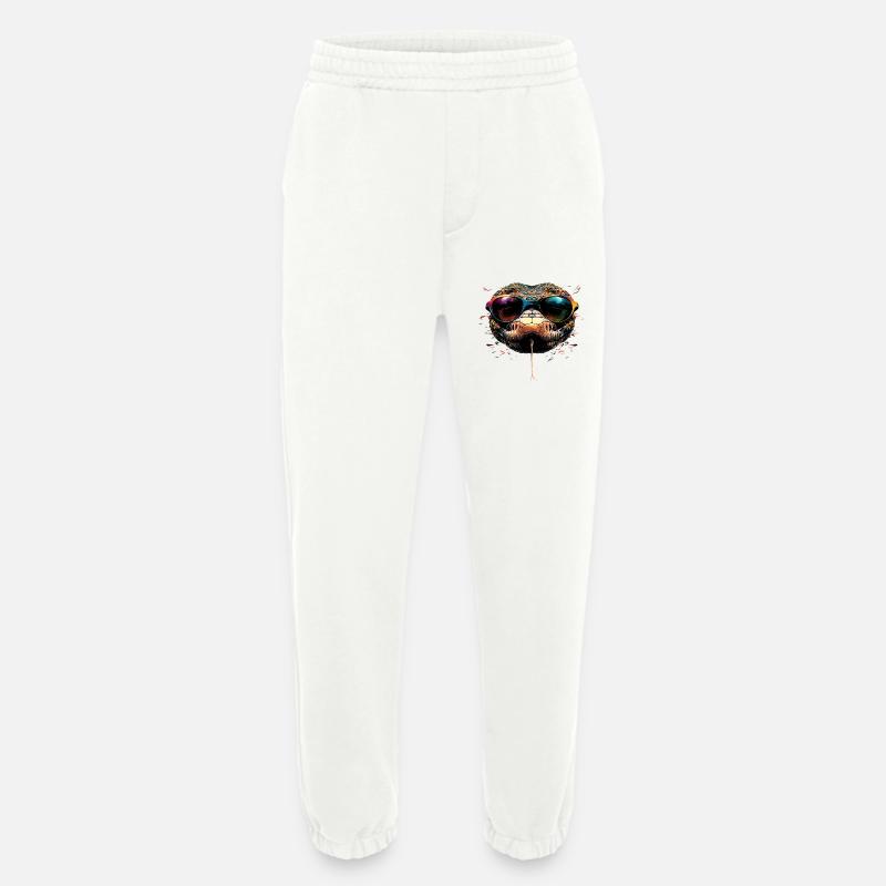 snake, python, cobra, rattlesnake, snakes - Heavyweight Jogging Pants - made by SPREAD  - OFF WHITE