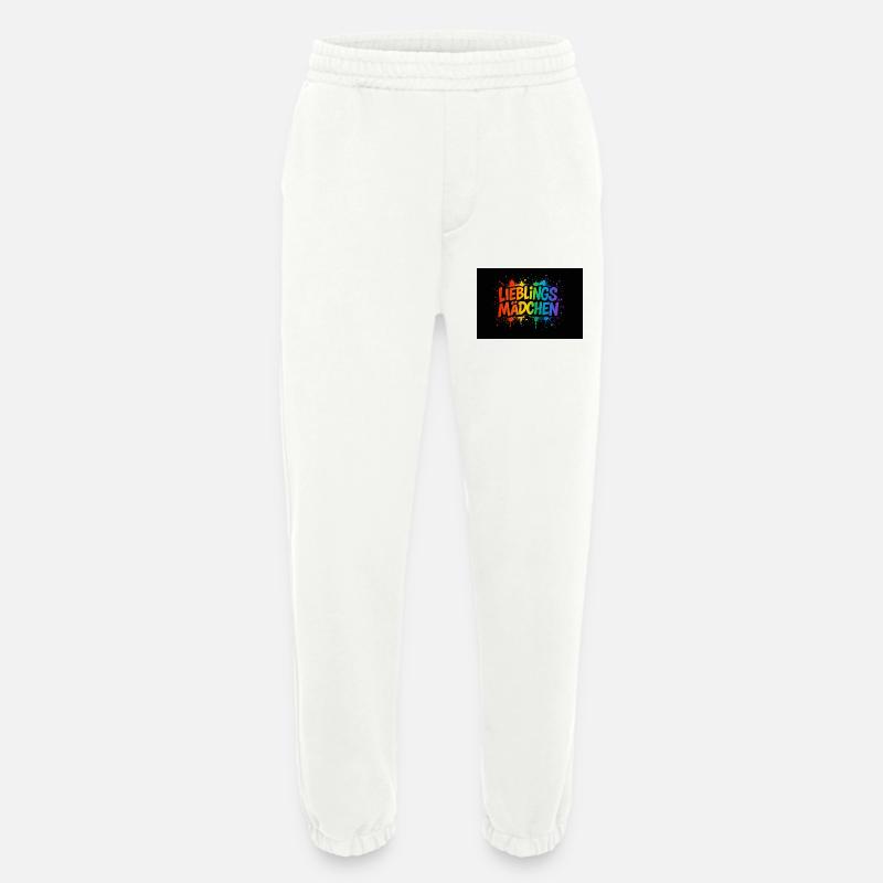 Lieblingsmädchen – Buntes Graffiti mit Farbspritze - Heavyweight Jogginghose - made by SPREAD  - OFF WHITE
