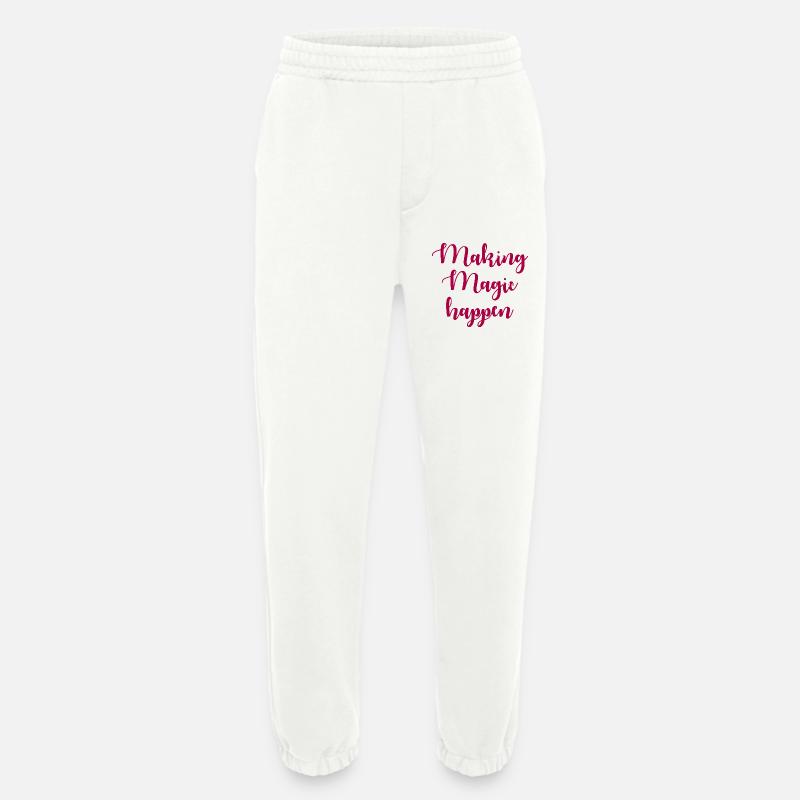 Making Magic Happen Inspiration - Heavyweight Jogginghose - made by SPREAD  - OFF WHITE