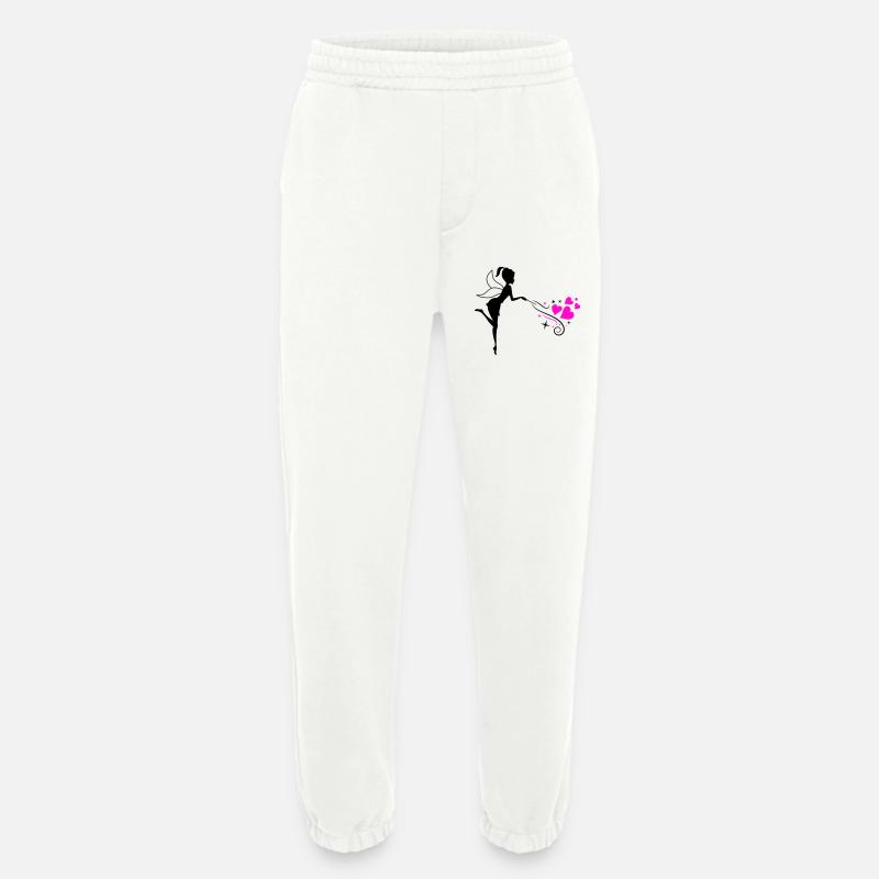 Sort d’elfe fée - Pantalon de jogging bio épais fabriqué en UE - OFF WHITE