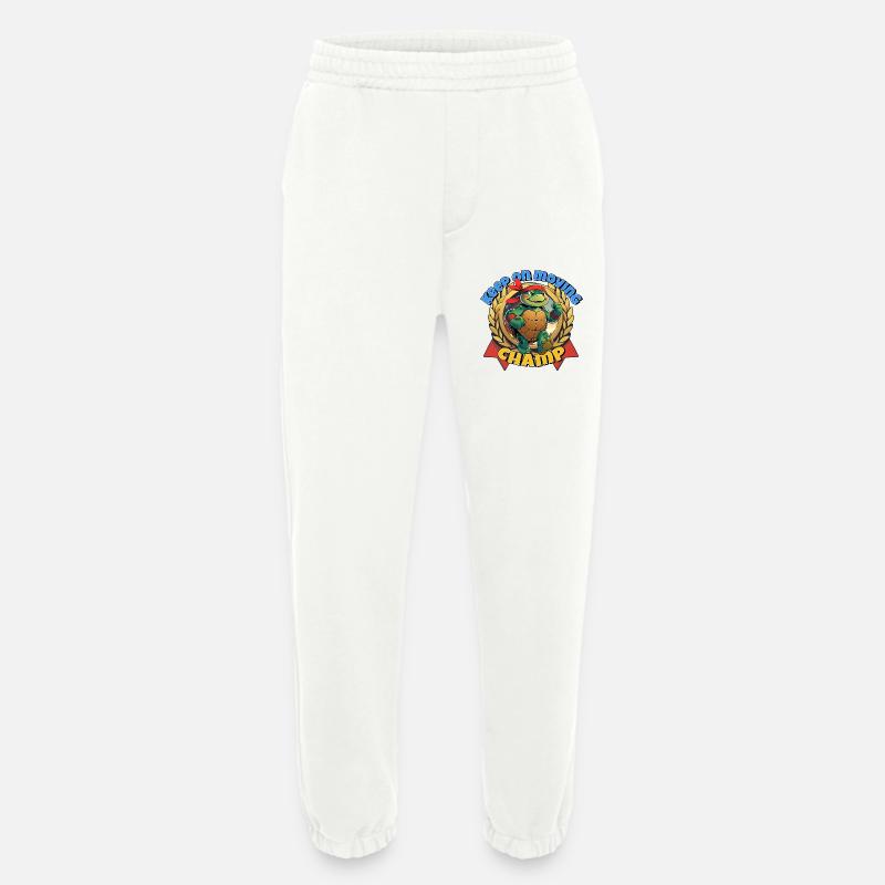 Kampf-Turtle mit rotem Bandana - Heavyweight Jogginghose - made by SPREAD  - OFF WHITE