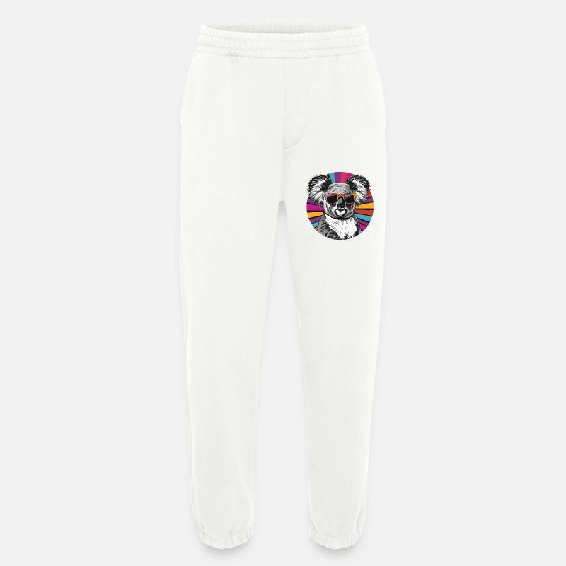 Koala Comic - Heavyweight Jogging Pants - made by SPREAD  - OFF WHITE