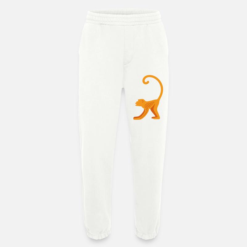 Orangutan Linienlogo - Heavyweight Jogginghose - made by SPREAD  - OFF WHITE