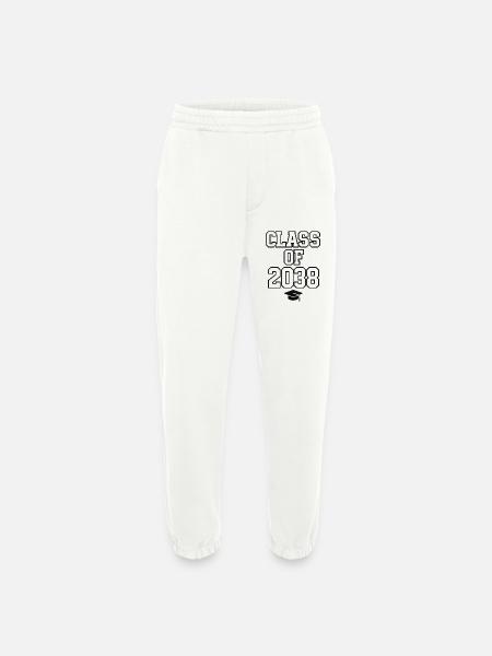 Class of 2038 – Graduation - Heavyweight Jogging Pants - made by SPREAD  - OFF WHITE