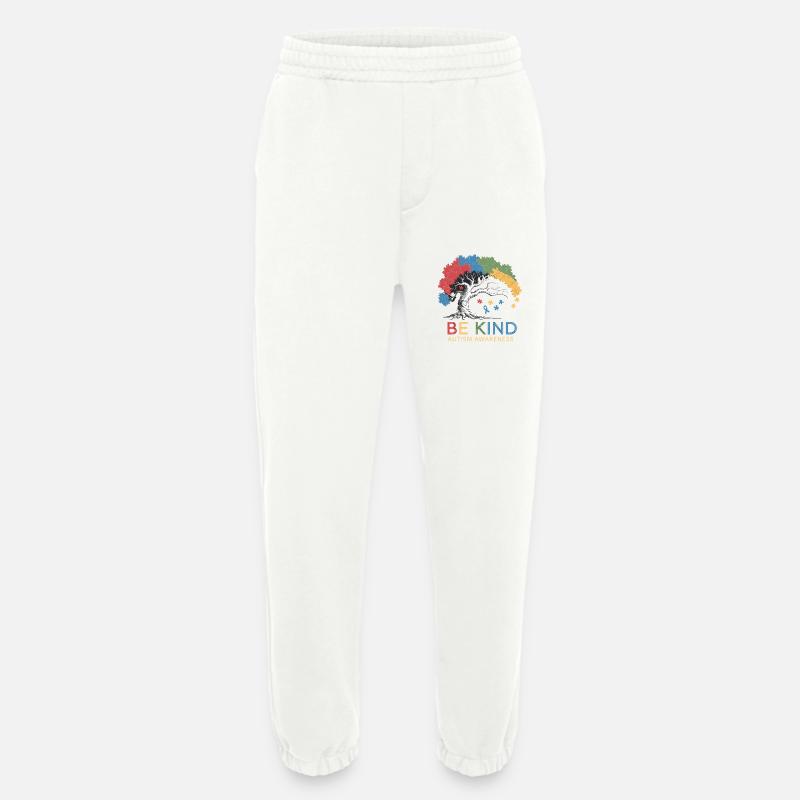 Be Kind Autism Bewusstsein Baum Puzzle - Heavyweight Jogginghose - made by SPREAD - OFF WHITE