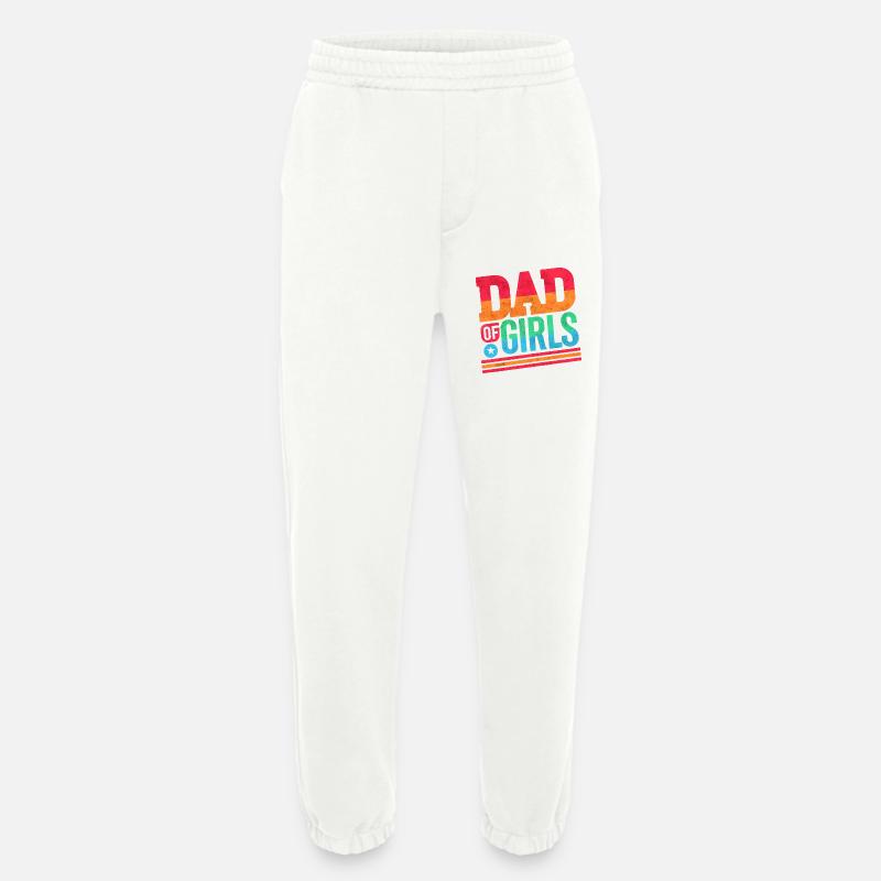 Vater von Mädchen Regenbogen, Väter - Heavyweight Jogginghose - made by SPREAD  - OFF WHITE