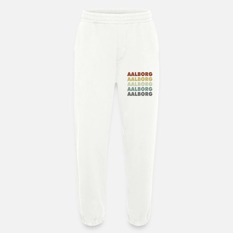 Aalborg - Denmark - Denmark - Scandinavia - Heavyweight Jogging Pants - made by SPREAD  - OFF WHITE