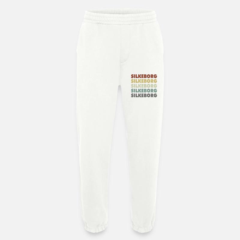Silkeborg - Denmark - Denmark - Scandinavia - Heavyweight Jogging Pants - made by SPREAD  - OFF WHITE