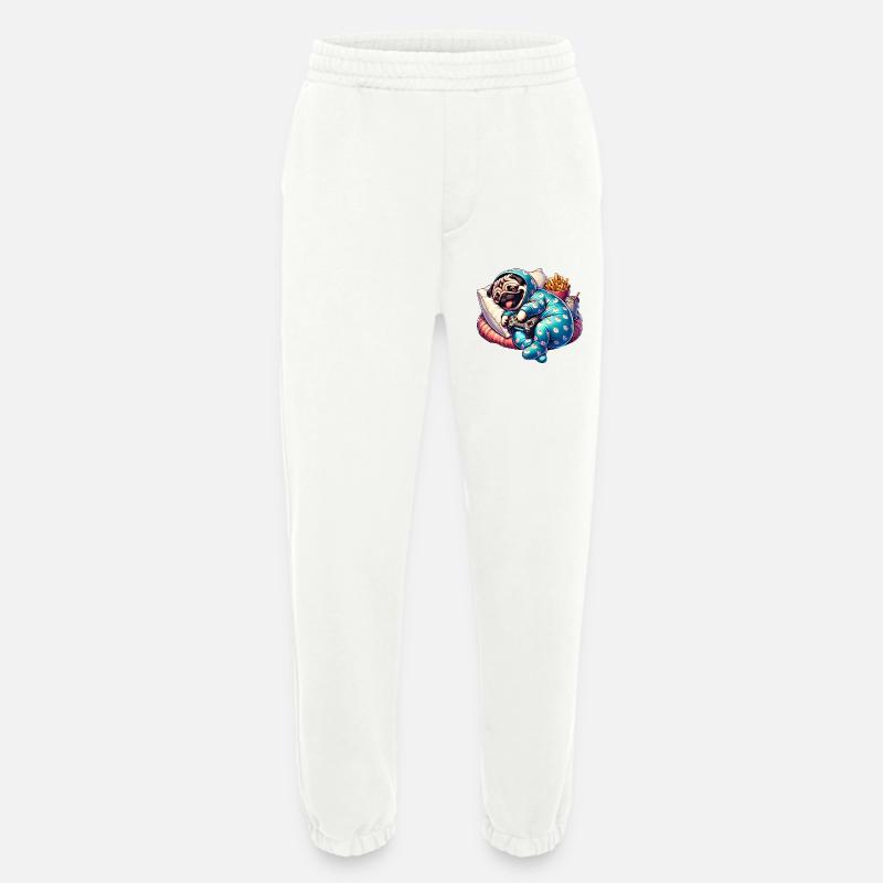 Gaming Mops Couch Abenteuer - Heavyweight Jogginghose - made by SPREAD  - OFF WHITE