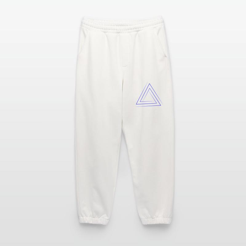 Geometric triangular nesting Heavyweight Jogging Pants - made by SPREAD 