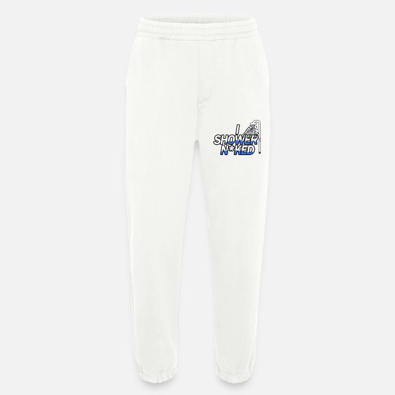 Unter der Dusche N*ked - Heavyweight Jogginghose - made by SPREAD  - OFF WHITE