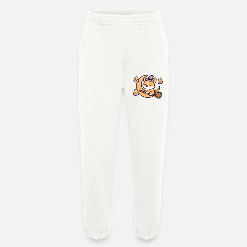 Zauberfuchs auf dem Mond - Heavyweight Jogginghose - made by SPREAD  - OFF WHITE