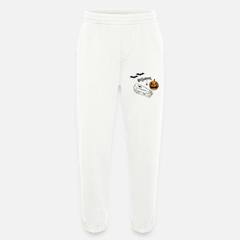 Halloween Kürbis Silhouette - Heavyweight Jogginghose - made by SPREAD - OFF WHITE