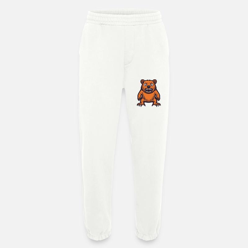 Beaver Halloween Comic Funny - Heavyweight Jogging Pants - made by SPREAD  - OFF WHITE