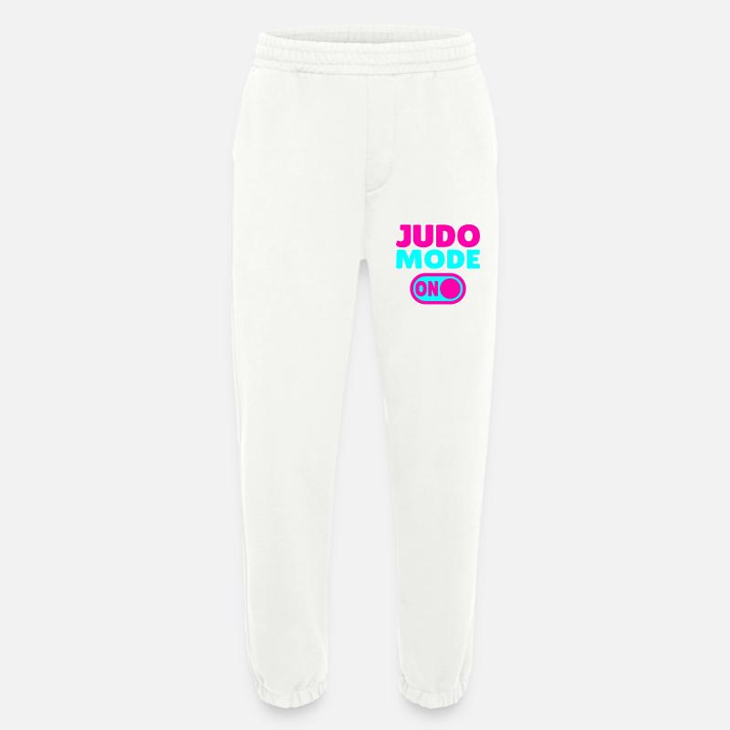 Judo Mode ON – Stärke, Disziplin & Kampfgeist - Heavyweight Jogginghose - made by SPREAD  - OFF WHITE