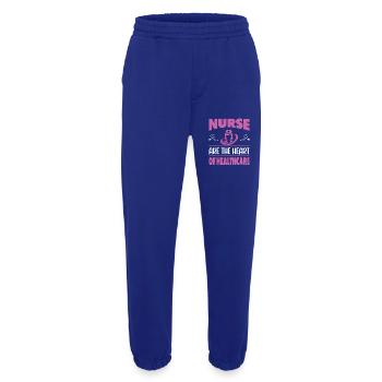 Lustige Krankenschwester Geschenke Krankenpflege Outfits - Heavyweight Jogginghose - made by SPREAD  - Iconic Blue - Vorne