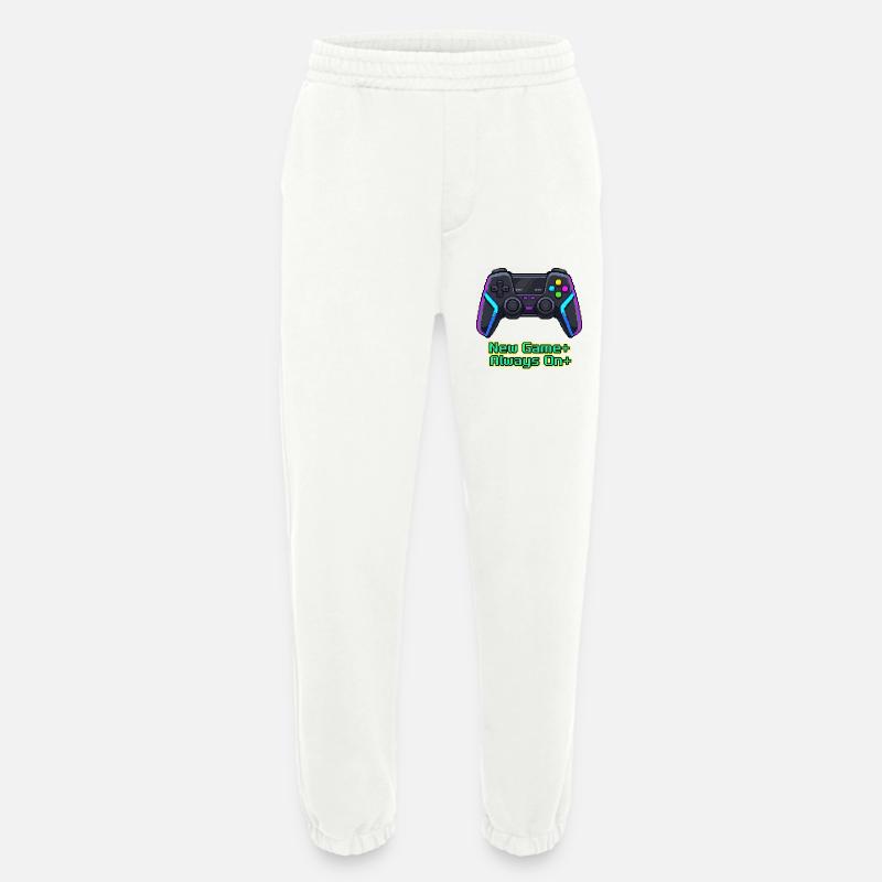Neon Pixel Controller New Game Plus - Heavyweight Jogging Pants - made by SPREAD  - OFF WHITE
