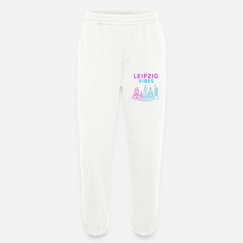Leipzig Neon Vibes - Heavyweight Jogginghose - made by SPREAD  - OFF WHITE