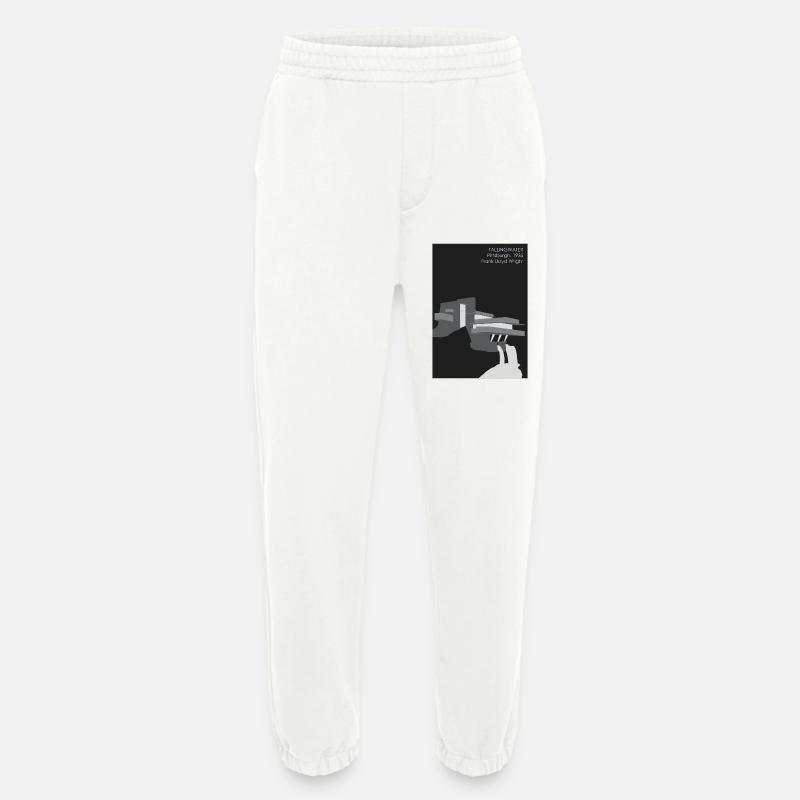 Moderne Architektur: Fallingwater - Heavyweight Jogginghose - made by SPREAD - OFF WHITE