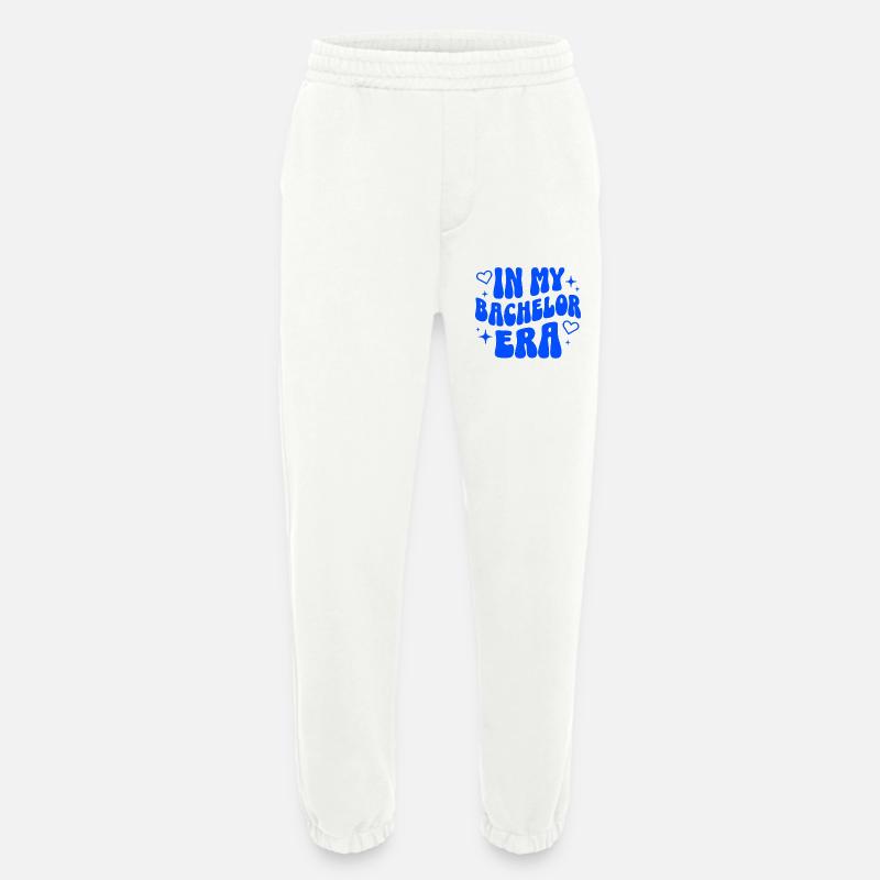 Bachelor Era Studies University Education - Heavyweight Jogging Pants - made by SPREAD  - OFF WHITE
