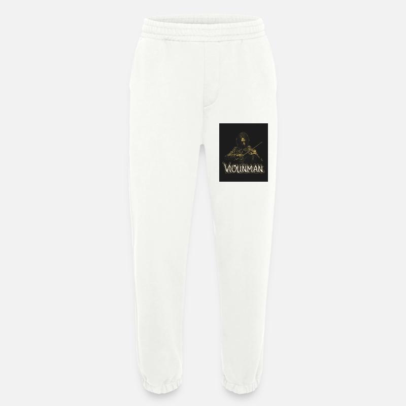 Violinman Dunkle Geigenkraft - Heavyweight Jogginghose - made by SPREAD  - OFF WHITE