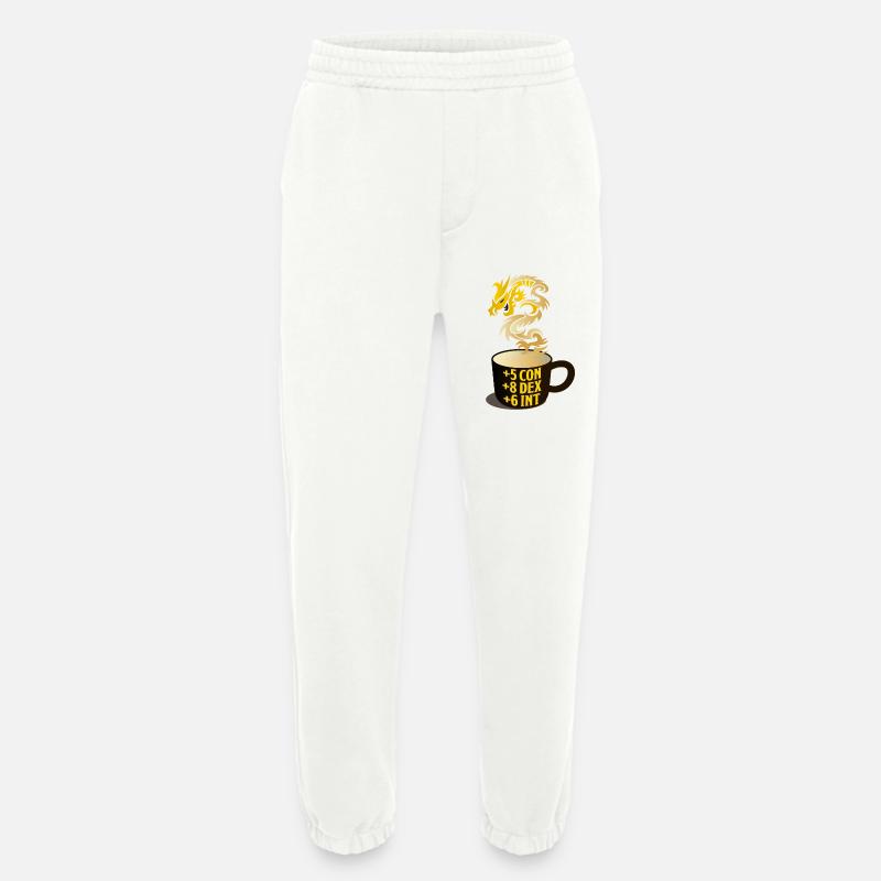 Dragon Steam RPG Stat Mug - Heavyweight Jogging Pants - made by SPREAD  - OFF WHITE